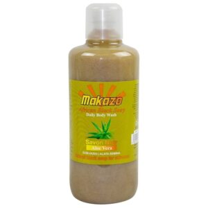 Makazo Black Soap Aloe Vera 977ml x 6