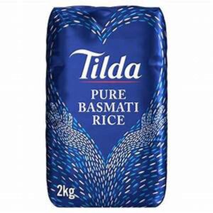 Tilda Pure Basmati Rice 2Kg x 4