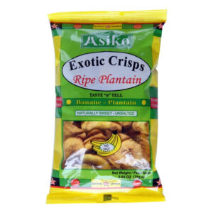 Asiko Green Ripe Plantain Crisps