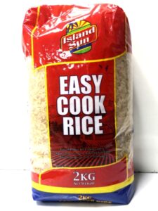 Island Sun Easy Cook rice 2kg x 6